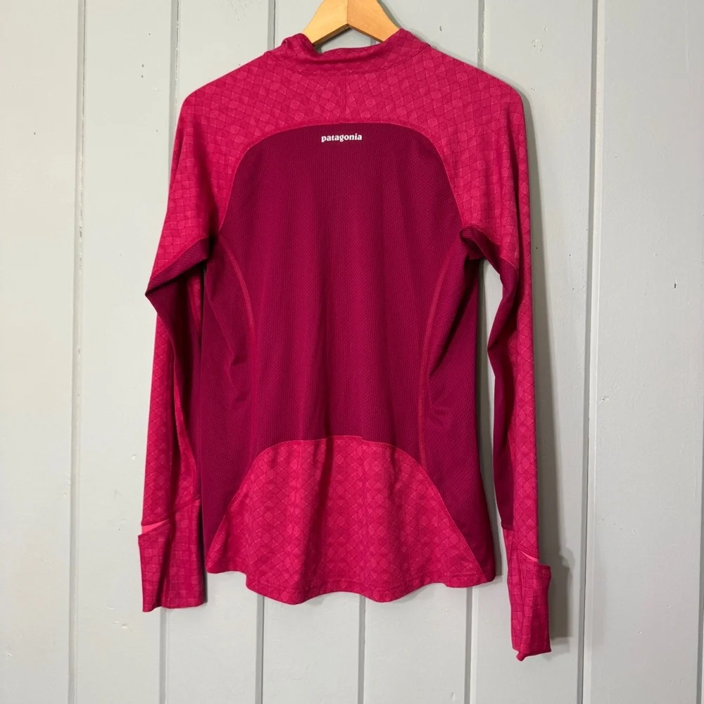 Patagonia Pink All Weather Zip-Neck‎ Shirt Women's Size Small - Picture 14 of 15